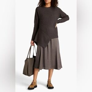 NEW LUISA LUISA CERANO Asymmetric Wool-Blend Sweater